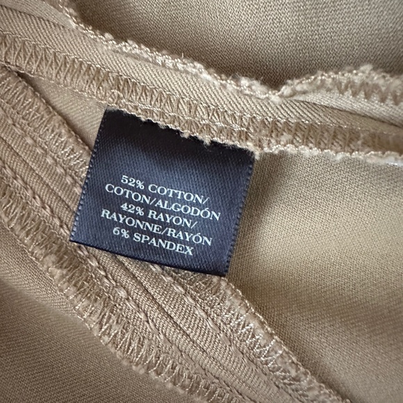 Ann Taylor Stretch Pencil Skirt Women’s 00 Petite Tan Khaki - Picture 5 of 7